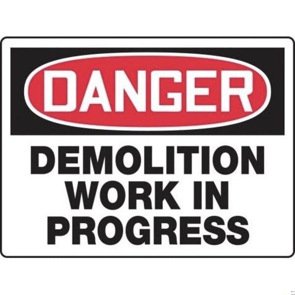 Accuform OSHA DANGER SAFETY SIGN CONSTRUCTIO MCRT109XL MCRT109XL - main